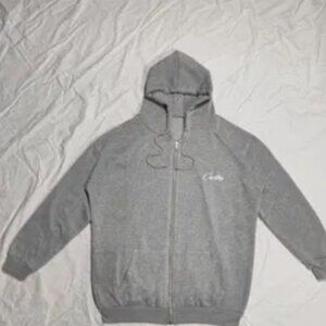 Grey Cortez Zip-hoodie